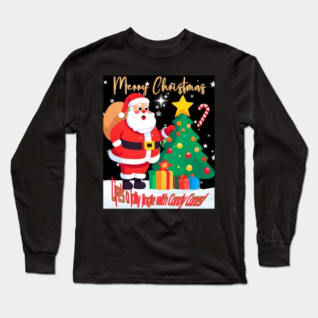In a cookie crisis? Call the Gingerbread Rescue! Long Sleeve T-Shirt by Tee Trendz